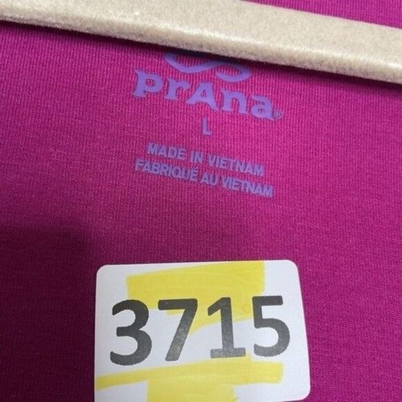 Prana Azalea Rainblur Alec Sleeveless Stretch Midi Dress Women Size L Pink - Picture 2 of 8